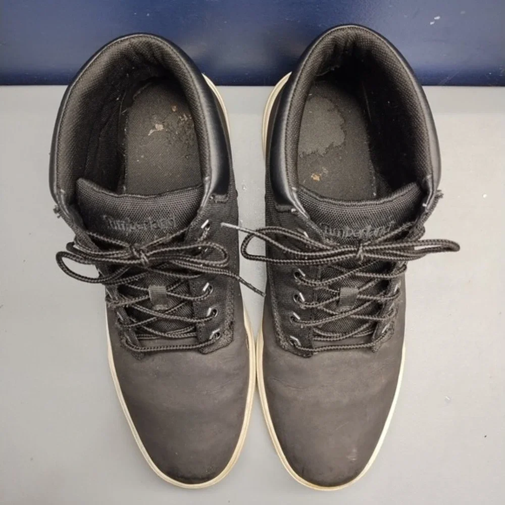 Timberland Groveton Chukka Boots‎ Mens US Size 10.5 Black High Top Lace Up 9464B